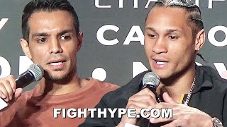 JOSE ZEPEDA VS REGIS PROGRAIS FINAL PRESS CONFERENCE amp ROWDY FACE OFF  FEATURING VARGAS DYNASTY [upl. by Htessil]