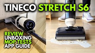 TINECO Floor One STRETCH S6  Review Guide amp Cleaning Tests [upl. by Nereus]