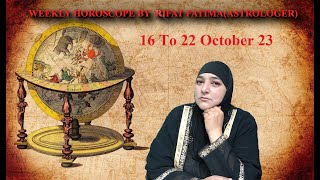 Rifat Fatima Live Stream 16 TO 22 October  weekly horoscope astrologer Birth stone Part 2 [upl. by Oeniri]