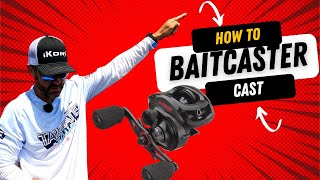 How to Cast a Baitcaster for Beginners  Easy [upl. by Nitnilc886]