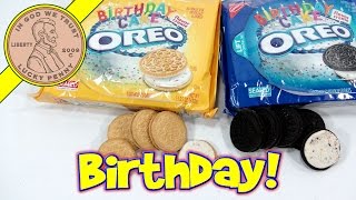 Oreo Birthday Cake Chocolate amp Vanilla Cookie Sandwiches With Silk Coconut Milk [upl. by Nonnah803]