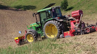 Kombiniert Säen  Hatzenbichler  Pegararo  John Deere 6210 [upl. by Norene]