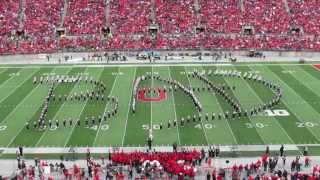 Ohio State Marching Band Michael Jackson Halftime Show 10 19 2013 vs Iowa TBDBITL [upl. by Dabney]