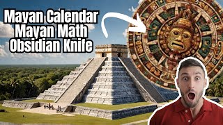 MAYAN Calendar Mayan Math explained amp Obsidian Knife Bus Tour to Chichen Itza [upl. by Ileana]