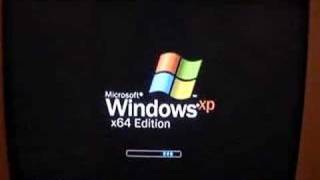 pc windows xp professional x64 trage startup [upl. by Anaiek633]