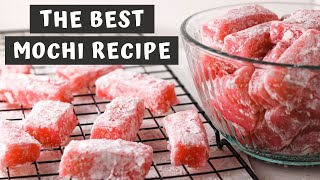 THE BEST MOCHI RECIPE  5 Ingredients  Easy Recipe  Keeping It Relle [upl. by Rox]