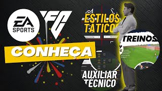 EA FC  ESTILOS TÁTICOS  AUXILIAR TECNICO  TREINOS VIDEO AMOSTRA [upl. by Meriel]