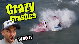 Crazy Windsurfing CRASH Montage [upl. by Leah807]