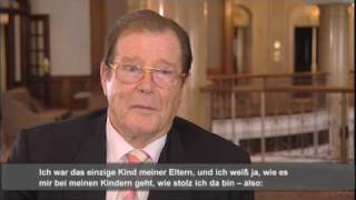 Roger Moore  Exclusive interview with Literaturfilm  007 in Berlin June 2009 [upl. by Neirda]