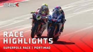 All the action from a mustwatch Portimao Superpole Race 🚀  PRTWorldSBK 🇵🇹 [upl. by Bohaty]