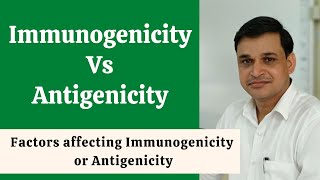 Description of Antigenicity  Immunogenicity and Hapten [upl. by Wylen75]