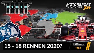 Formel 1 Kalender 2020 Saisonstart in Österreich 1518 Rennen [upl. by Eniamrej]