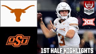 Oklahoma State Cowboys vs Texas Longhorns 1st HALF HIGHLIGHTS  ESPN College Football [upl. by Sammons]