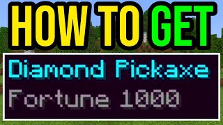 How To Get FORTUNE 1000 In Minecraft PS4XboxPE [upl. by Strader]