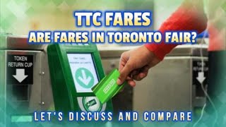 Are TTC Fares in Toronto Fair Lets compare them to other transit agencies in Greater Toronto [upl. by Ruthe]