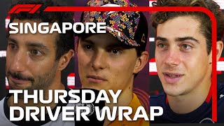 Thursday Drivers Wrap  2024 Singapore Grand Prix [upl. by Queenie]