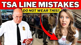 TSA LINE MISTAKES to Avoid  10 Airport Security Tips [upl. by Nilrem]