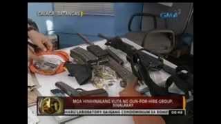 24 Oras Mga hinihinalang kuta ng gunforhire group sinalakay [upl. by Neemsay]