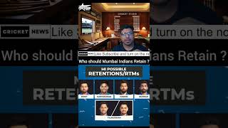 Who Should Mumbai Indians Retain 🤔 mumbaiindians ipl iplauction iplretention rohitsharma t20 [upl. by Norrehs593]