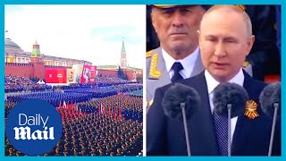 Putin speech for Russia Victory Day parade IN FULL [upl. by Rednaeel]