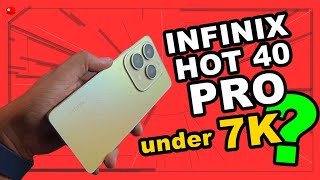 INFINIX HOT 40 PRO  Detalyadong Review [upl. by Neelrihs]