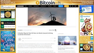 News Fear of EU ban on block reward mining [upl. by Ilah]