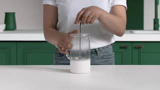 How To Froth Milk With A Coffee Press [upl. by Ediva]