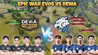 EVOS DIVINE VS DEWA UNITED ESPORTS EPIC WAR ELITE FFWS INDONESIA 2024 [upl. by Nolyar]