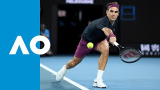 Top 3 points from Roger Federer vs John Millman  Australian Open 2020 [upl. by Swaine]