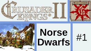 Lets Play Crusader Kings 2 Warhammer Geheimnisnacht Dwarfs 1 [upl. by Wilmer]