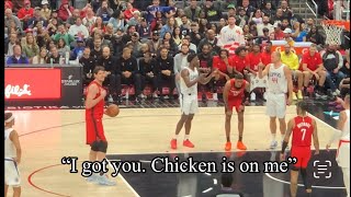 Boban gives fans free Chicken [upl. by Acirred790]