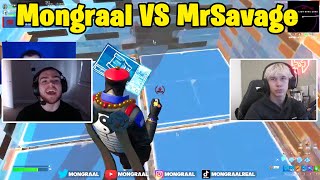 Mongraal VS MrSavage 2v2 TOXIC Fights w Clix amp Keeny [upl. by Eliak388]