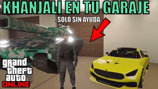 NUEVO TRUCO COMO GUARDAR KHANJALI TANQUE EN TU GARAJE XBOXampPS4SOLO SIN AYUDA [upl. by Xanthe]