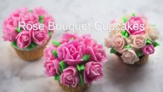 How to Make Buttercream Rose Cupcakes [upl. by Launcelot]