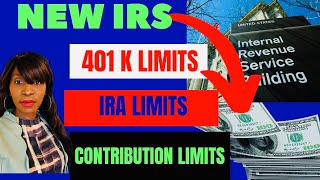 IRS increases retirement account contribution limits 2024 [upl. by Aicilev]