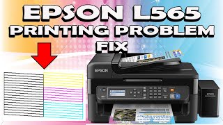 EPSON L565 HEAD CLEANING  EPSON L565 POWER INK FLUSHING EPSON L120 EPSON L220 EPSON L110 [upl. by Brelje]