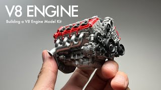 Building a V8 Engine Model Kit  Build Your Own V8 Engine [upl. by Hanser]