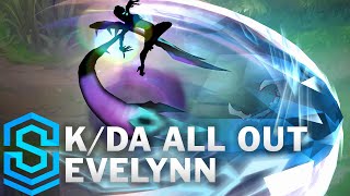 KDA ALL OUT Evelynn Skin Spotlight  League of Legends [upl. by Alliuqahs]