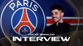 🎙️ Lucas Beraldo revient sur les temps forts du début de son aventure parisienne  🔴🔵 [upl. by Alliuqaj]