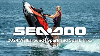 2024 SeaDoo Spark and Spark Trixx Walkaround [upl. by Tess]