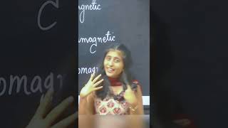 Ferromagnetic explaineducation chemistry shortsviral shorts yt viralshorts [upl. by Adianez]