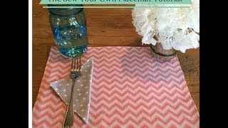 Make a DoubleSided Placemat the Easy Way [upl. by Ennasil63]