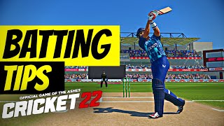 Cricket 22 Best Batting Tips amp Tricks [upl. by Katrine]