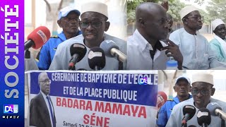 Rufisque  feu Badara Mamaya Sene immortalisé l’école élémentaire de Fass va porter son nom [upl. by Eerac]