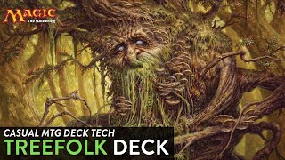 MTG DECK TECH 58 TREEFOLK TRIBAL DECK with COLFENOR [upl. by Gessner]