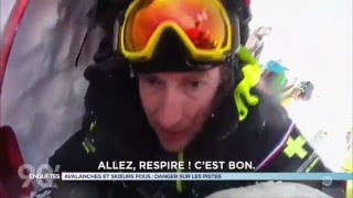 Avalanche  Rescue  GoPro POV Meribel 3 Vallees France [upl. by Aicirt107]