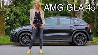 Mercedes GLA AMG 45  What makes an AMG [upl. by Yatnuhs217]