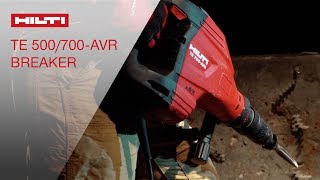 INTRODUCING the Hilti TE 500AVR amp TE 700AVR demolition hammers [upl. by Pickar]