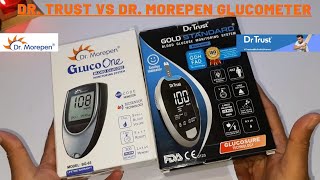 Dr Trust vs Dr Morepen Glucometer  Which is best [upl. by Rhianon]