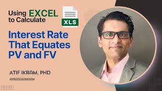 How to Calculate the Interest Rate RATE in MS Excel [upl. by Avictor]